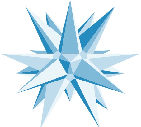 Logo Stern blau